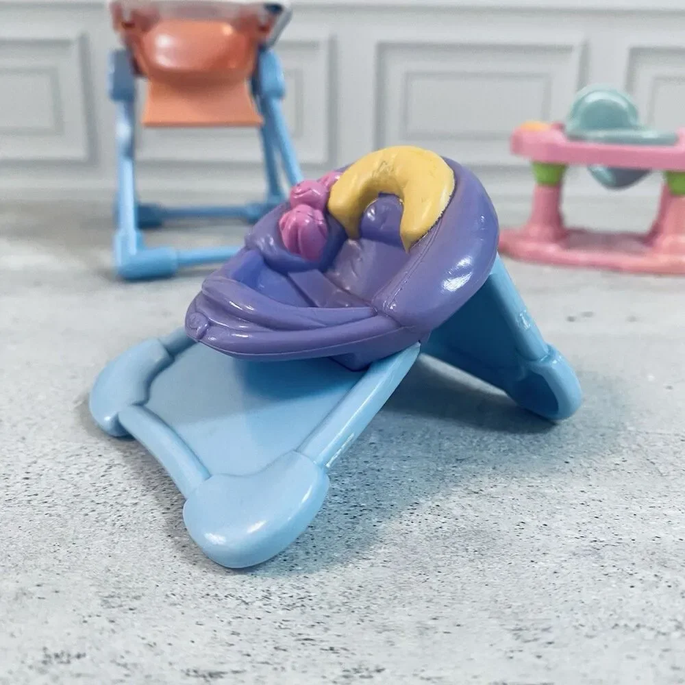 Vintage Fisher Price Loving Family  Baby Exersaucer High Chair Carrier 2003